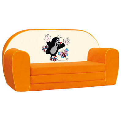 Bino Mini canapea Cârtița, portocalie