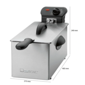 Clatronic FR 3586 fritőz, 3 l