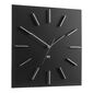 Future Time FT1010BK Square black Designové nástěnné hodiny, 40 cm