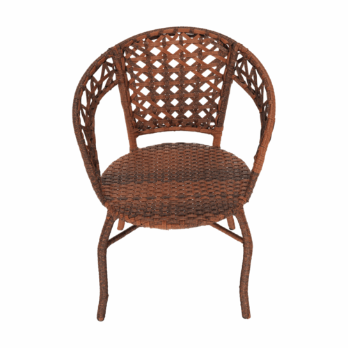 Set de grădină rattan 1+2, JARUB, maro