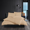 Pościel bawełniana Color beżowy 140 x 200 cm, 70 x 90 cm