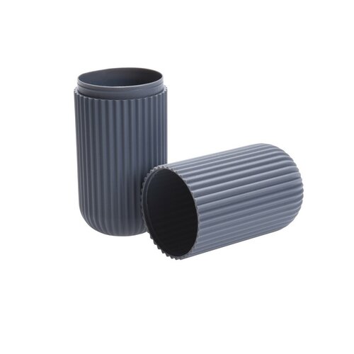 Organizer podróżny/etui Stripe brązowy, 5 x 19 cm