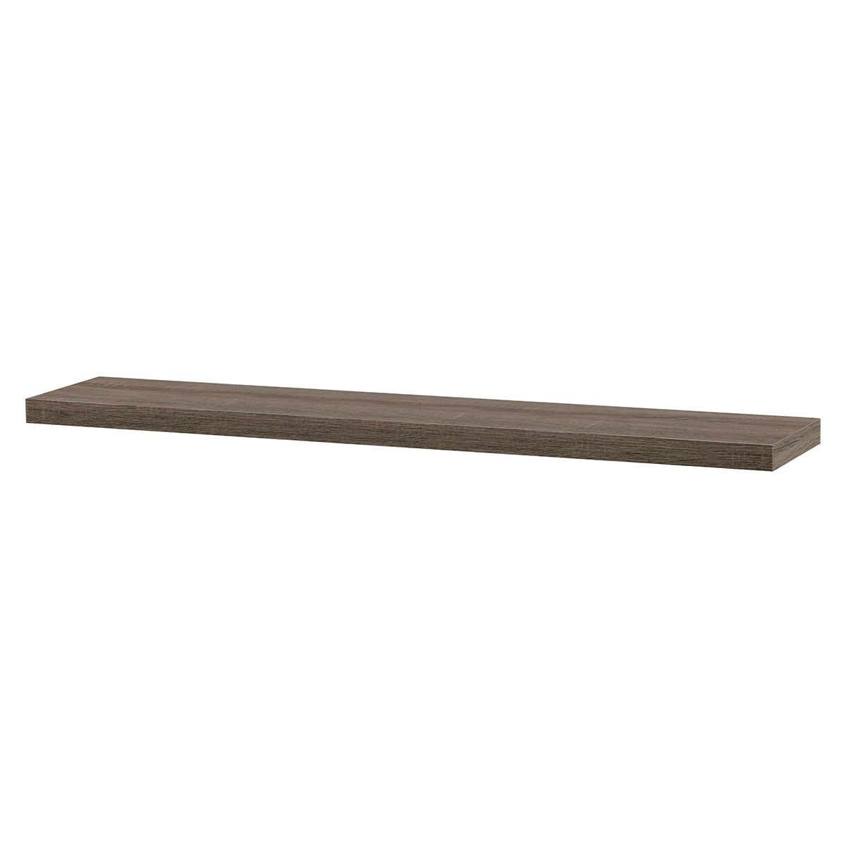 Raft de perete 120 cm, stejar închis