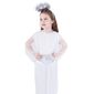 Rappa Дитячий костюм ангела з німбом та поясом, розмір S