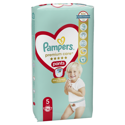 Pampers Diapers Premium Care Pants 52 buc, mărimea5