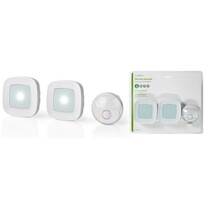 Nedis DOORB220CWT2 dzwonek bezprzewodowy,230 V, 2x odbiornik Nedis DOORB220CWT2 dzwonek bezprzewodowy,230 V, 2x odbiornik