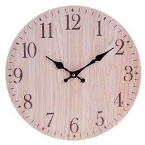 Levně Nástěnné hodiny Dream, pr. 34 cm, dřevo