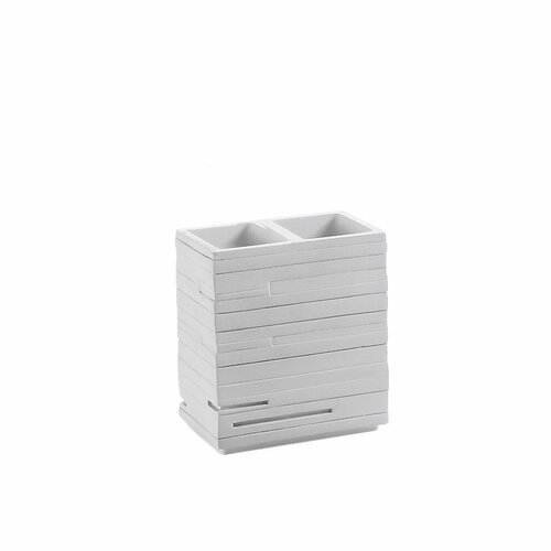 GEDY QU9802 Uchwyt na szczotki Quadrotto stojący, biały