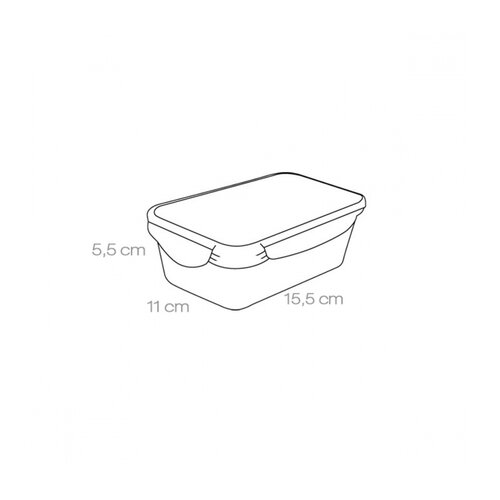 Tescoma FRESHBOX ételtároló doboz, 0,5 l
