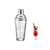 Westmark 3dílný koktejlový šejkr SAM, sklo/nerez, 400 ml