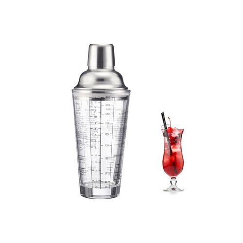 Shaker de cocktailuri Westmark din 3 piese SAM,sticlă / oțel inoxidabil , 400 ml