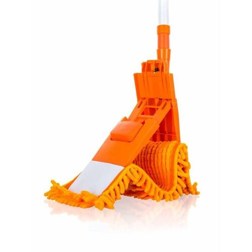 Brilanz Žinylkový mop s teleskopickou tyčí 120 cm,oranžová