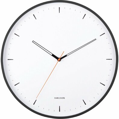 Karlsson 5940BK designové nástěnné hodin 40 cm, černá