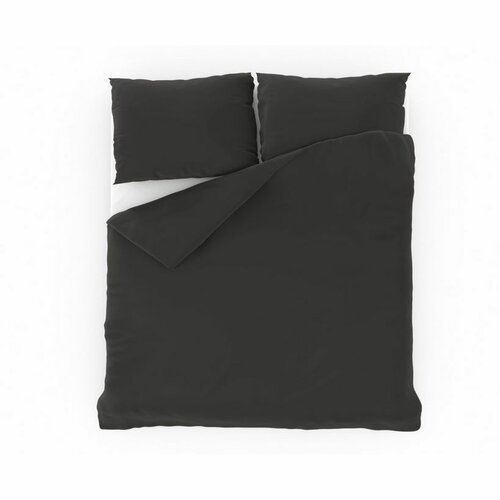 Kvalitex Bombažno posteljnina temno siva, 140 x200 cm, 70 x 90 cm