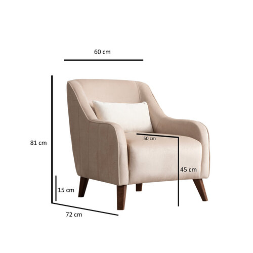 Sessel Buhara Ecru