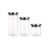 Banquet Set of glass jars with lids Freia, 3 pcs
