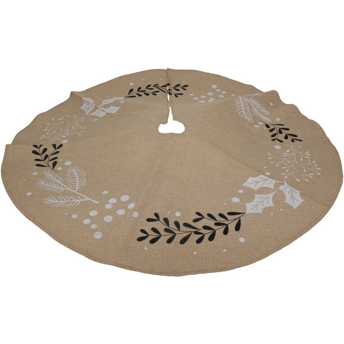 Pokrowiec tekstylny na stojak choinkowy Jute Branches, śr. 90 cm