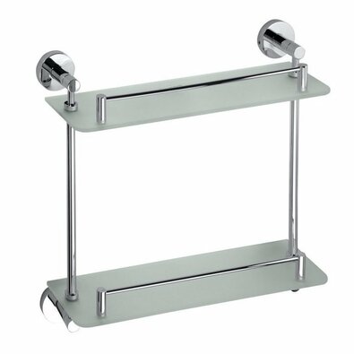 SAPHO XR602 X-Round E steklena polica dvojitá 40cm