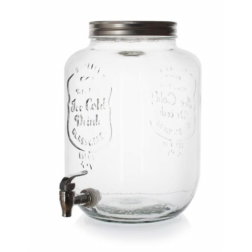 Banquet Stekleni rezervoar z ventilom WALT, 8 l