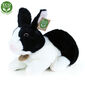 Rappa Plyšový králik čiernobiela, 24 cm