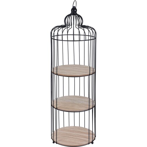 Kruhová police Bird Cage 3 patra, 25 x 80 cm