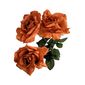 Umetno cvetje Rose bakreno, 74 cm, 3 kosi