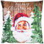 Vánoční svíticí polštářek s LED světýlky Santa Claus, 39 x 39 cm