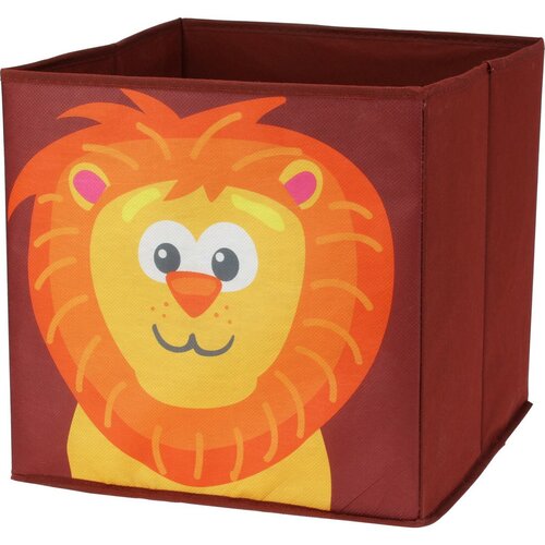 Úložný box z netkané textilie Lev 30 x 30 cm