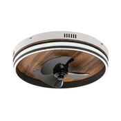 Rabalux 71016 stropný ventilátor s LED svetlom Faustine, čierna