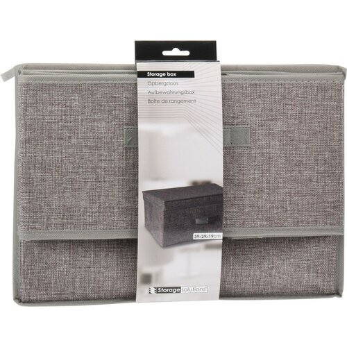 Skládací úložný box s odklopným víkem 39 × 29 × 19 cm