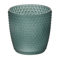 Świecznik na świeczkę tealight Durango zielony, 7,5 x 7,5