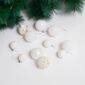 Set ornamente de Crăciun 4Home Noel, 100 buc., alb
