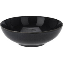 Steingutteller tief Glaze, D. 24,5 cm schwarz