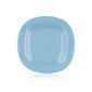 Luminarc Hranatý dezertní talíř CARINE 19 cm, 6 ks, modrá