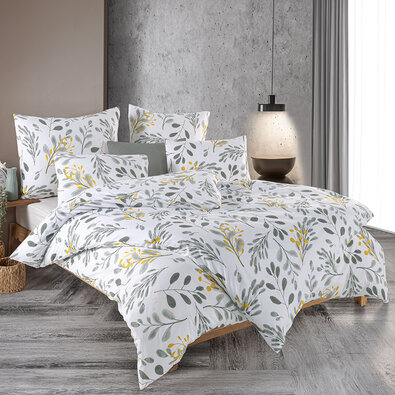 BedTex Bavlněné povlečení Floranc, 140 x 200 cm, 70 x 90 cm