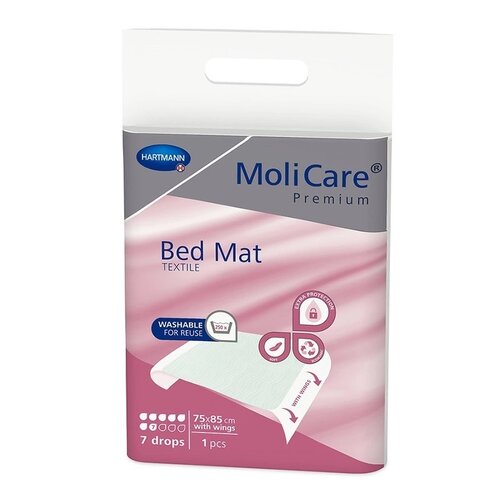 MoliCare® Prémium ágytakaró textil, 75 x 85 cm