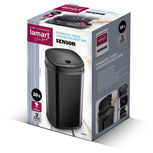 Lamart LT8111 Bezdotykový koš Sensor 30 l, černá