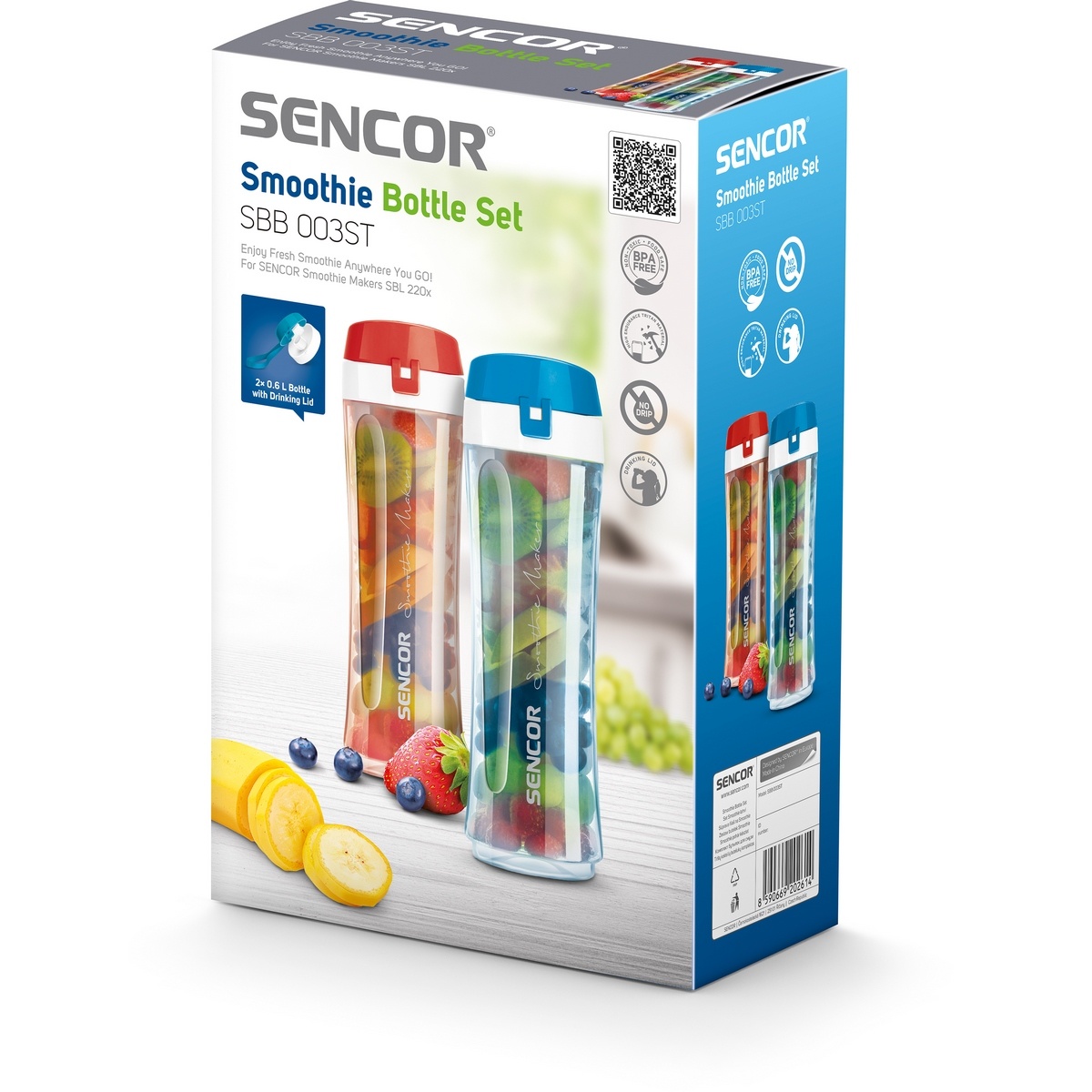 Sencor SBB 003ST náhradní láhve k mixéru, 2 ks - thumb (2)