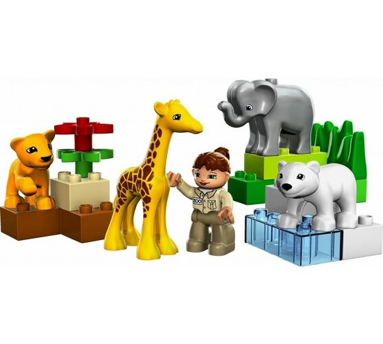 Lego Duplo Baby zoo, vícebarevná