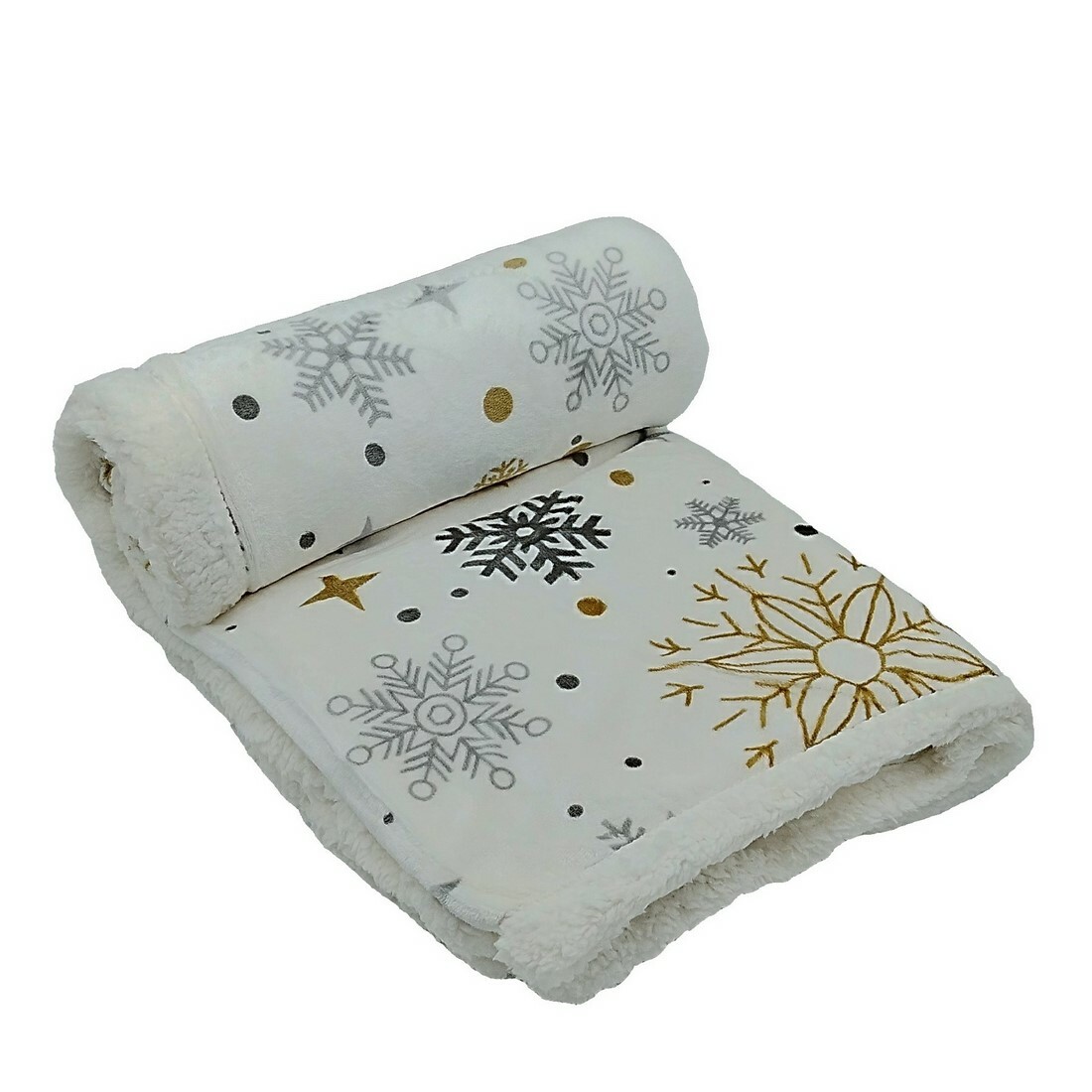 Koc z barankiem Magic white, 150 x 200 cm