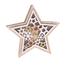 Lesena zvezda s svetlobo LED Stellar , 16 x 15 x 3cm