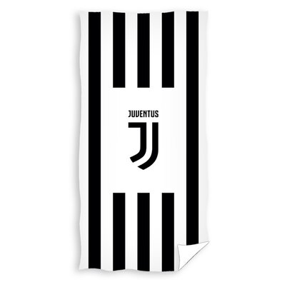 Prosop Juventus Black Stripes, 70 x 140 cm