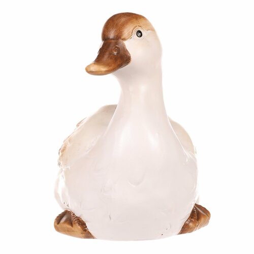 Vrtna dekoracija Kachna, 17 x 10 x 17 cm, keramika