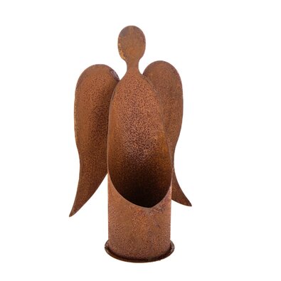 Металевий підсвічник Rustik ангел, 7 х 25 х 11 см