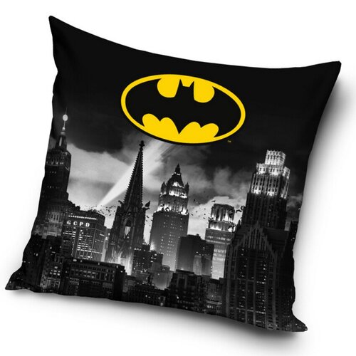 Obliečka na vankúšik Batman Nočná Gotham, 40 x 40 cm