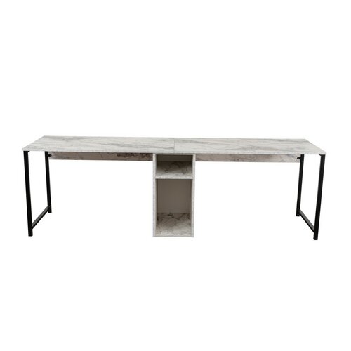 Birou Twin Freesia Marble and Black