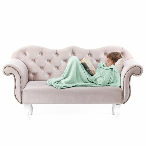 Decoking Decke mit Ärmeln Lazy Kids mint , 90 x 105 cm