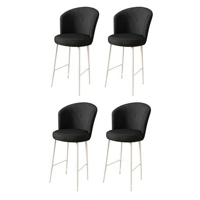 Set de scaune de bar Alte Black and White, 4 buc.