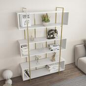 Knihovna Bruti White and Gold