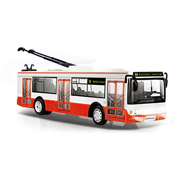 Rappa Trolejbus z zvokom in svetlobo, 28 cm